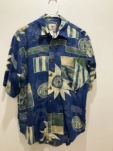 The Territory Ahead Men’s Shirt Size Small Blue Button Up Short Sleeve Vintage - Picture 1 of 6