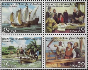 1992 Usa Colombo (blocco) congiunta Gemella con Italia - Picture 1 of 1
