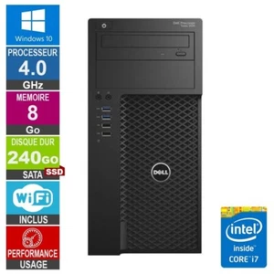 Dell Precision T3620 i7-6700 4GHz 8Go/240Go SSD Wifi W10 - Photo 1/1