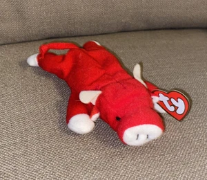 Ty Beanie Baby Snort the Red Bull 1993 - Imagen 1 de 2
