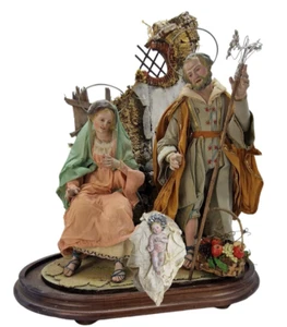 Presepe Napoletano NATIVITÀ Neapolitan Crib KRIPPEN,CRECHE,BELEN,PASTORI - Imagen 1 de 1
