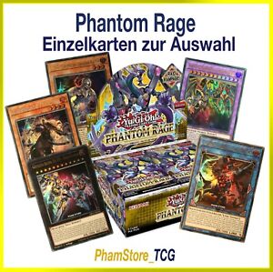 YuGiOh! Phantom Rage Einzelkarten zur Auswahl.