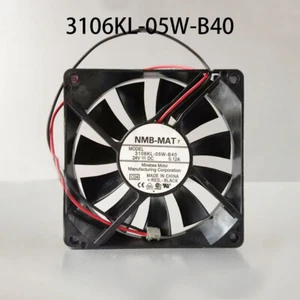 Original NMB Slim Axial Cooling fan DC24V 0.12A 80*80*15mm 2pin 3106KL-05W-B40 - Picture 1 of 8