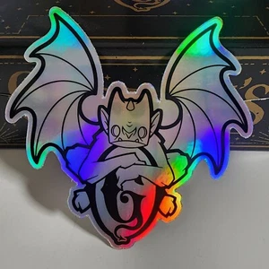 NUEVO Pegatina Gideon's Bakehouse GARGOLA Holograma Plateado de Disney Springs WDW - Imagen 1 de 1