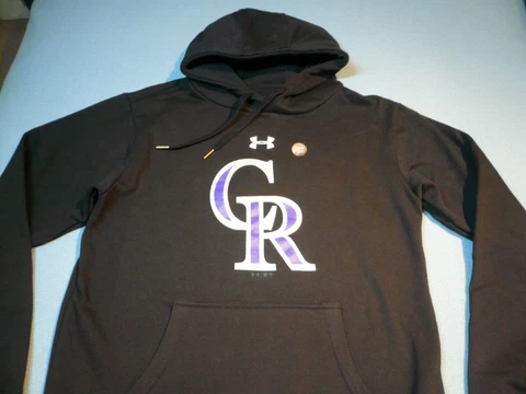 Under Armour Colorado Rockies BRAND NEW Hoodie Baseball NWOT MLB UA Pullover CR Cover