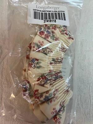 Longaberger Medium Garter - Sweetheart Floral Bouquet