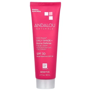 1000 Roses, Daily Shade + Biome Defense, Facial Lotion, SPF 30, 2.7 fl oz (80 - Picture 1 of 3