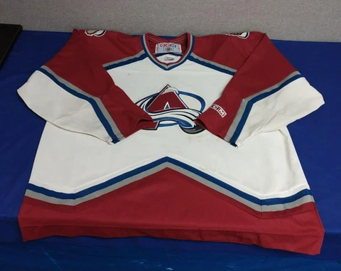 CCM Authentic NHL Colorado Avalanche Home Men's XXL Hockey Jersey Made in Canada Cover