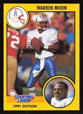 1991 Kenner Starting Lineup Cards #NNO Warren Moon Near mint or better