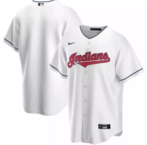 Nike Cleveland Indians MLB Trikot Retro 2020 Herren Baseball Weiß CLE Gaurdians - Bild 1 von 8