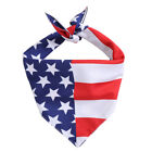  Bandanas en polyester triangle Independence Day pour petits chiots