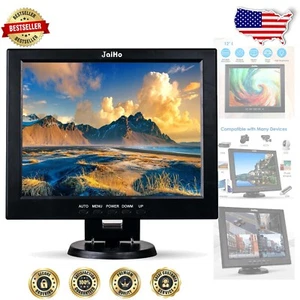 Sleek 12 Inch Security Display - 800x600 LCD Monitor with VESA Mount Support - Picture 1 of 14