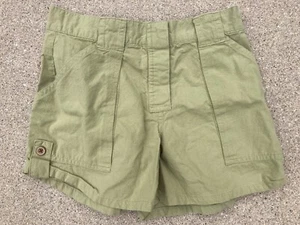 Mary Kate and Ashley Vintage 2000's Army green Retro girls shorts size 12 - Picture 1 of 12