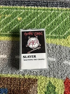 Slayer Haunting The Chapel Original EP Cassette Tape Metal Blade Records - Picture 1 of 4