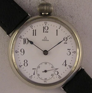 Triple Signed All Original Omega 1897 Swiss Hi Grade Wrist Watch Mint Serviced - Picture 1 of 5