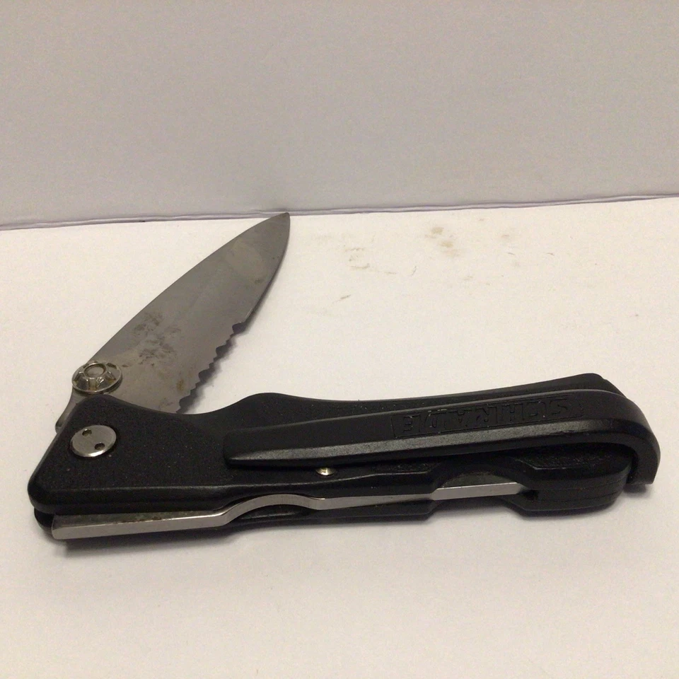 Navaja de Bolsillo Schrade SW7 Lockback De Colección Como Nueva EE. UU. Clip Giratorio COMO NUEVA Foto 1 de 4