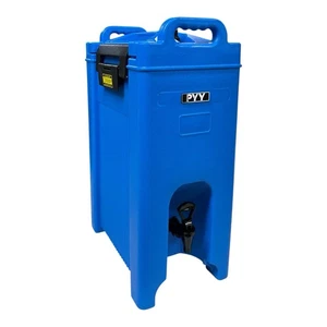 Insulated Beverage Dispenser 5 Gallon, Hot and Cold Drink Container - Picture 1 of 7