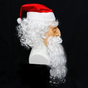 Accesorios faciales completos de Navidad para niños Máscara de Papá Noel Juegos con disfraces Adultos - Imagen 1 de 5