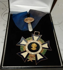 MEDALLA BRASIL PREMIO ORDEN DE MÉRITO ESMALTE CULTURAL CULTURA CARLOS GOMES EN MUY BUEN ESTADO ESTUCHE - Imagen 1 de 7