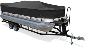 Taylor Made Pontoon Boat Playpen Boat Cover, Black 24'1" - 25'0" CL x 102" B - Picture 1 of 3
