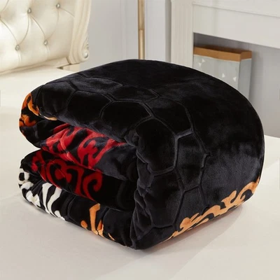 Manta polar visón coreano pesado tamaño king, regalo de Navidad Foto 1 de 4