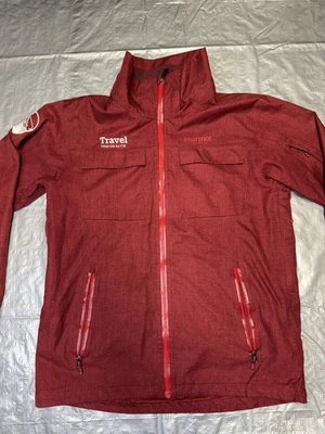 Chaqueta Marmot Radius Para Hombre Cremallera Completa Roja Talla Mediana Foto 1 de 4