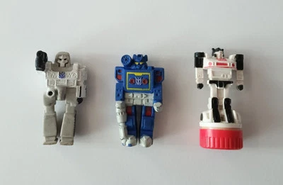 Gomas de borrar Transformers Soundwave y Megatron de colección de 1885 y sello de tinta de jazz de 1984 Foto 1 de 4