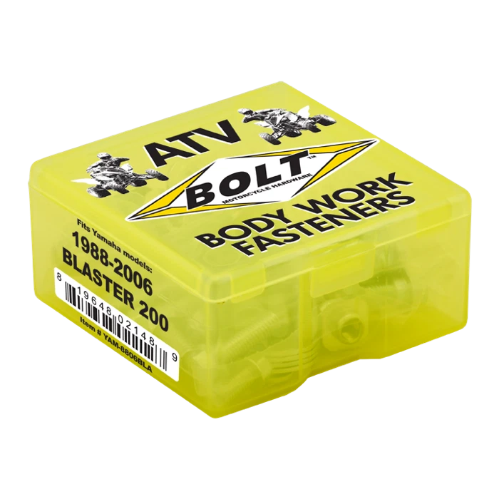 Bolt Motorcycle Accessories YAM-8806BLA Body Work Fastener Kit ATV - Image 1 of 1