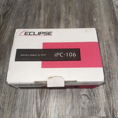 INTERFAZ IPOD ECLIPSE IPC-106 para COCHE ESTÉREO CD DVD TV CD5100 CD7200 CD3000 NUEVO Foto 1 de 2