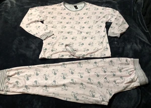 Disney Minnie Pink and Gray Womens Character 2 Piece Lounge Set - Picture 1 of 5