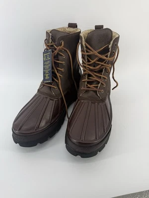 Polo Ralph Lauren Oslo High II Boots Leather Waterproof Men's 15 NLA $498 - Image 1 of 4