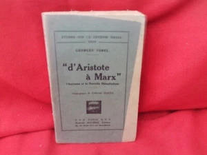 SOREL - D’Aristote à Marx (l’Ancienne et la Nouvelle Métaphysique). 1935. - Picture 1 of 7