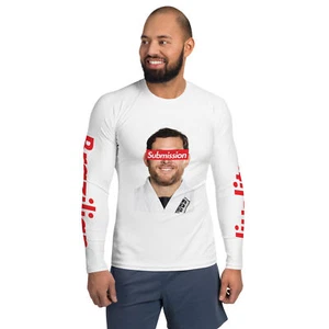 Roger Gracie Brazilian Jiu-Jitsu BJJ Gi No-gi Nogi MMA Long Sleeve Rash Guard - Picture 1 of 32