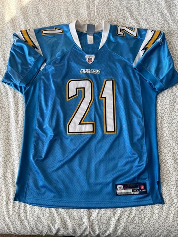 LaDanian Tomlinson Authentic Reebok Jersey - Light Blue Cover