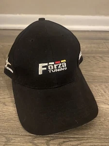 Cappello da corsa vintage Forza Tuning Nippon nero berretto regolabile Spell Out stile JDM - Foto 1 di 10