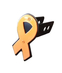 Orange Awareness Ribbon Hitch Cover - Picture 1 of 3