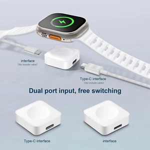 2in1 Magnetic Wireless Watch Charger For Apple Watch Ultra Ultra 2 S9 S8 S7 SE - Picture 1 of 18
