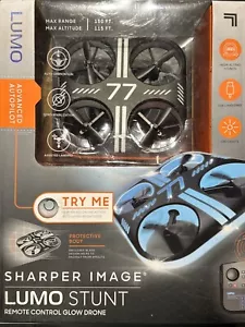 SHARPER IMAGE Lumo Stunt Telecomando LED Glow Drone 2,4 GHz - Foto 1 di 4