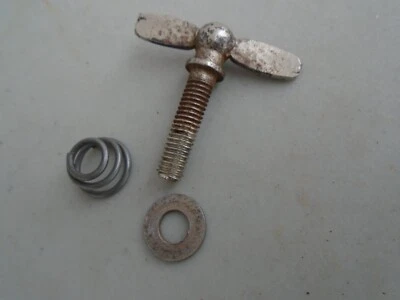 VINTAGE SLINGERLAND RADIO KING CLAMP WING SCREW ASSEMBLY BASS HOOP MOUNTING-VG - Image 1 of 4