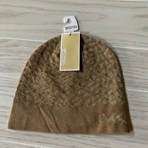 Gorro Michael Kors talla única para mujer dorado tostado - Imagen 1 de 5