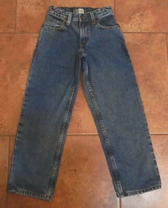 Childs Levis Blue Denim Jeans-10 reg-Adj Waist-Relaxed Fit, 100% Cotton-3D - Picture 1 of 3