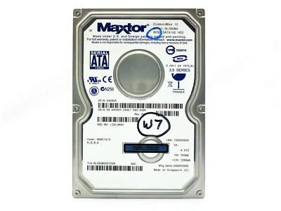 Maxtor - DiamondMax 6L080M0 - 80GB HDD - 3.5" SATA - 7200 RPM - Image 1 of 4