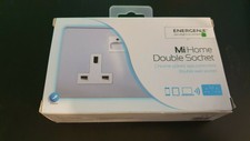 Energenie Mihome Wireless Smart Double Socket - Chrome Plated- BNIB!!