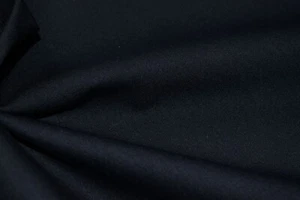 Blue Wool Blend Fabric Dark Navy Blue Twill 2m x 150cm Clothing Suiting Trousers - Picture 1 of 8
