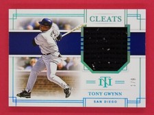 2020 National Treasures Tony Gwynn 1/9 Cleats #3 San Diego Padres