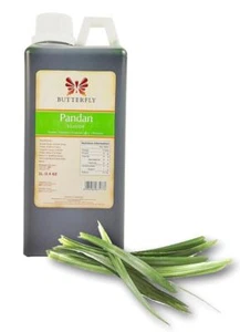Butterfly Pandan Flavoring Concentrated Pandanus Extract Restaurant Size 1 Liter - Picture 1 of 5