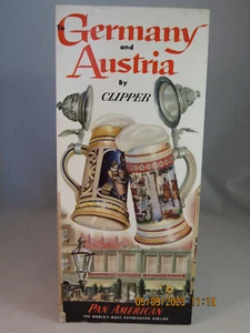 To Germany & Austria by Clipper Pan American 1952 Brochure - Picture 1 of 12