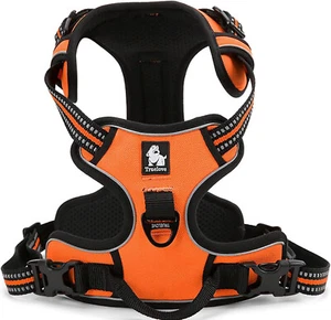 Truelove TLH5651 No-Pull Outdoor Pet Harness Orange Reflective Size Medium - Picture 1 of 4