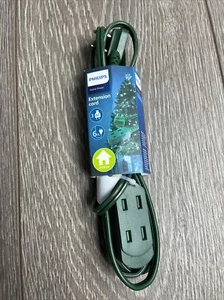 Philips Cavo di Prolunga Polarizzato 6' 3 Uscite Interno Verde - Foto 1 di 3
