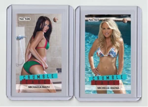 Michaela Isizzu Crumble Cake raro MH #'d 3/3 tarjeta de tabaco no. 536 - Imagen 1 de 1